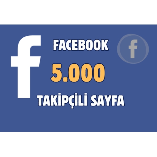  5K Yüzde Yüz Organik Aktif Facebook Sayfası